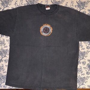 Vintage 2000s Orange County Choppers OCC Flame Chopper T-Shirt Black XL Y2K